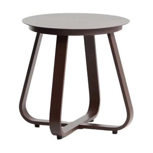 Kave Home Tamaris bijzettafel Ø48 cm Bruin