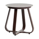 Kave Home Tamaris bijzettafel Ø48 cm Bruin