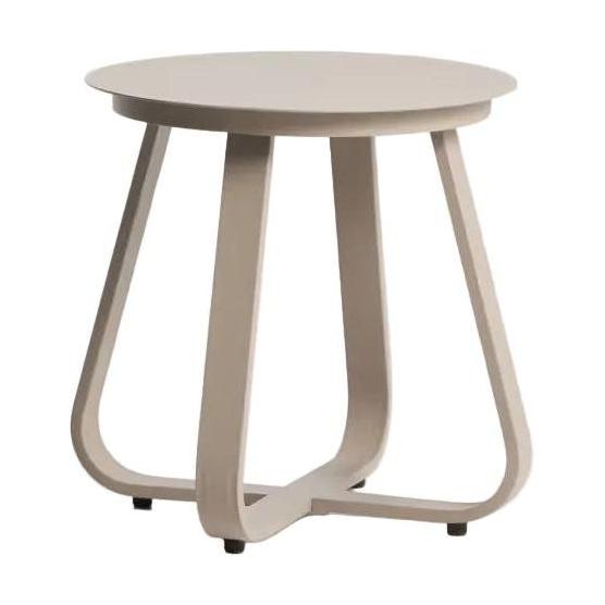 Kave Home Tamaris bijzettafel Ø48 cm Taupe