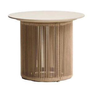 Kave Home Orosei bijzettafel Ø55 cm Ecru