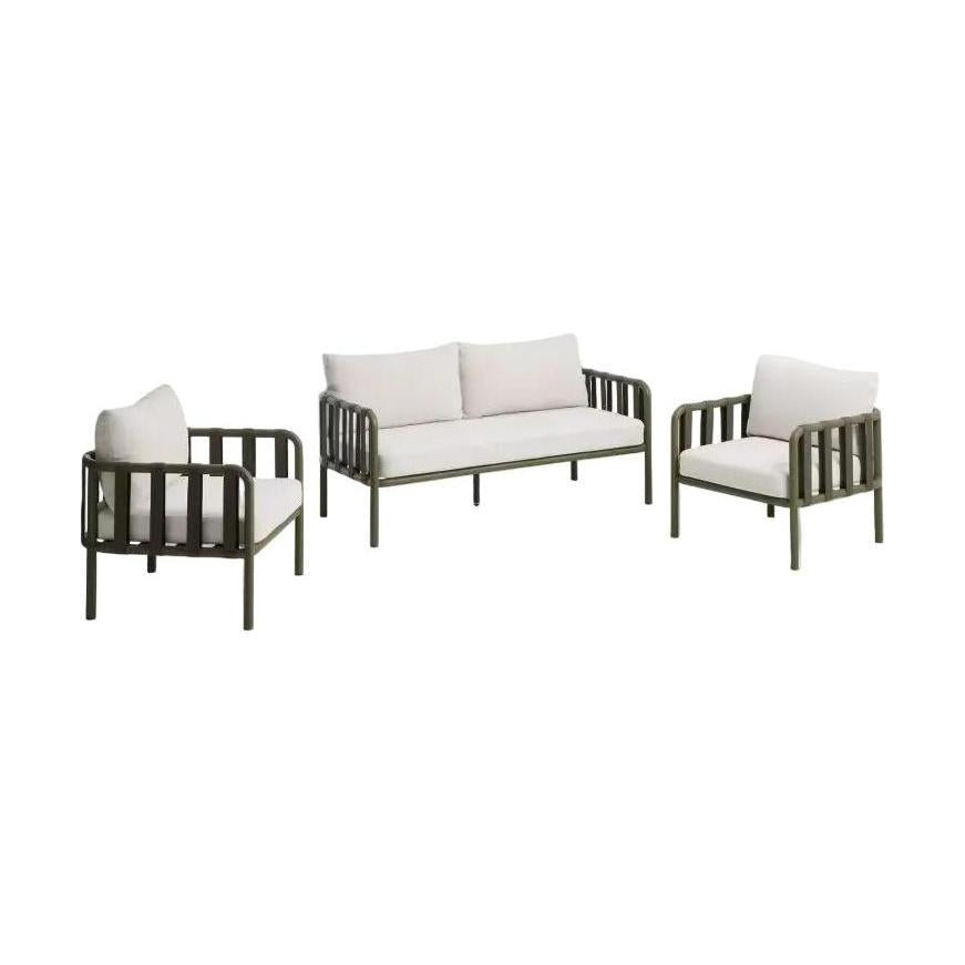 Kave Home Omala loungeset Groen
