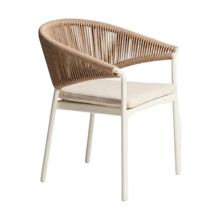 Kave Home Zuara tuinstoel Ecru