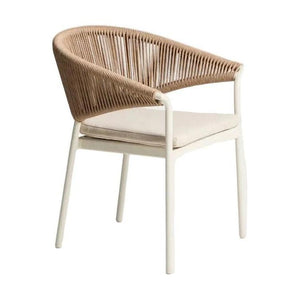 Kave Home Zuara tuinstoel Ecru