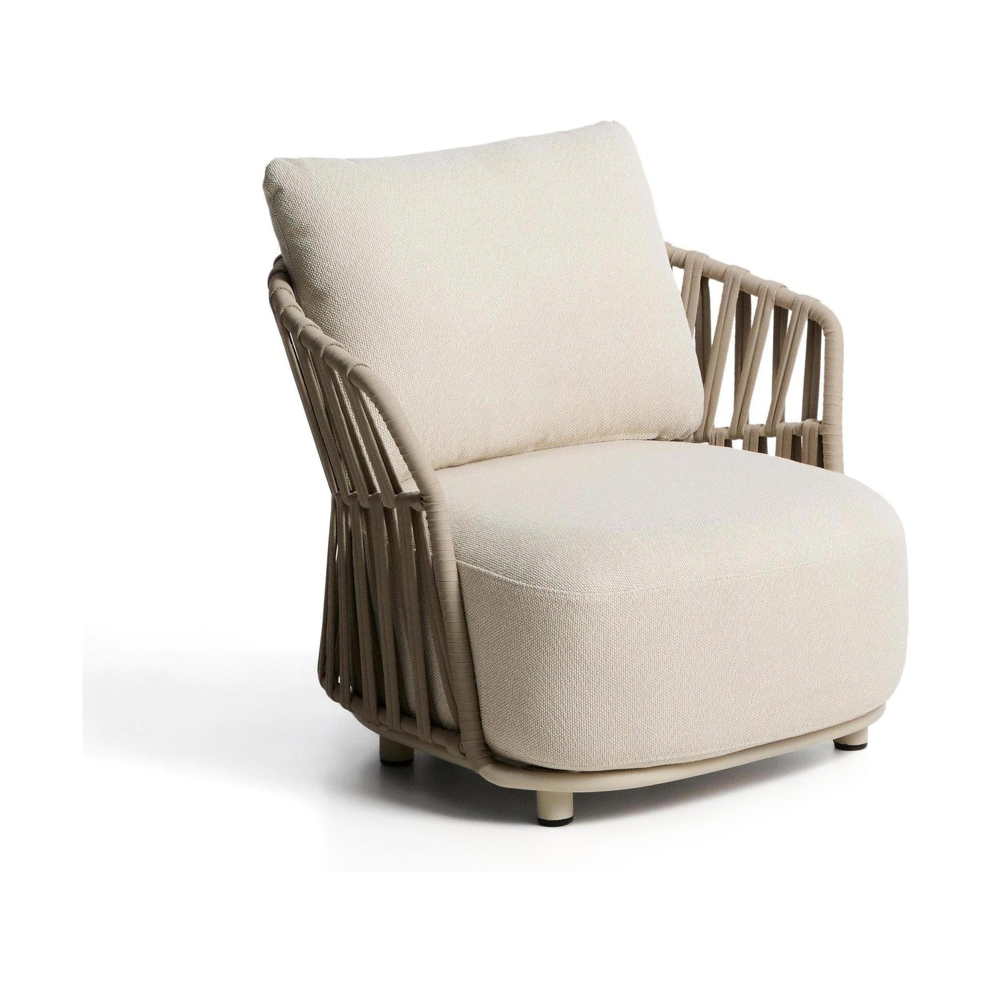 Kave Home Osani loungestoel Ecru