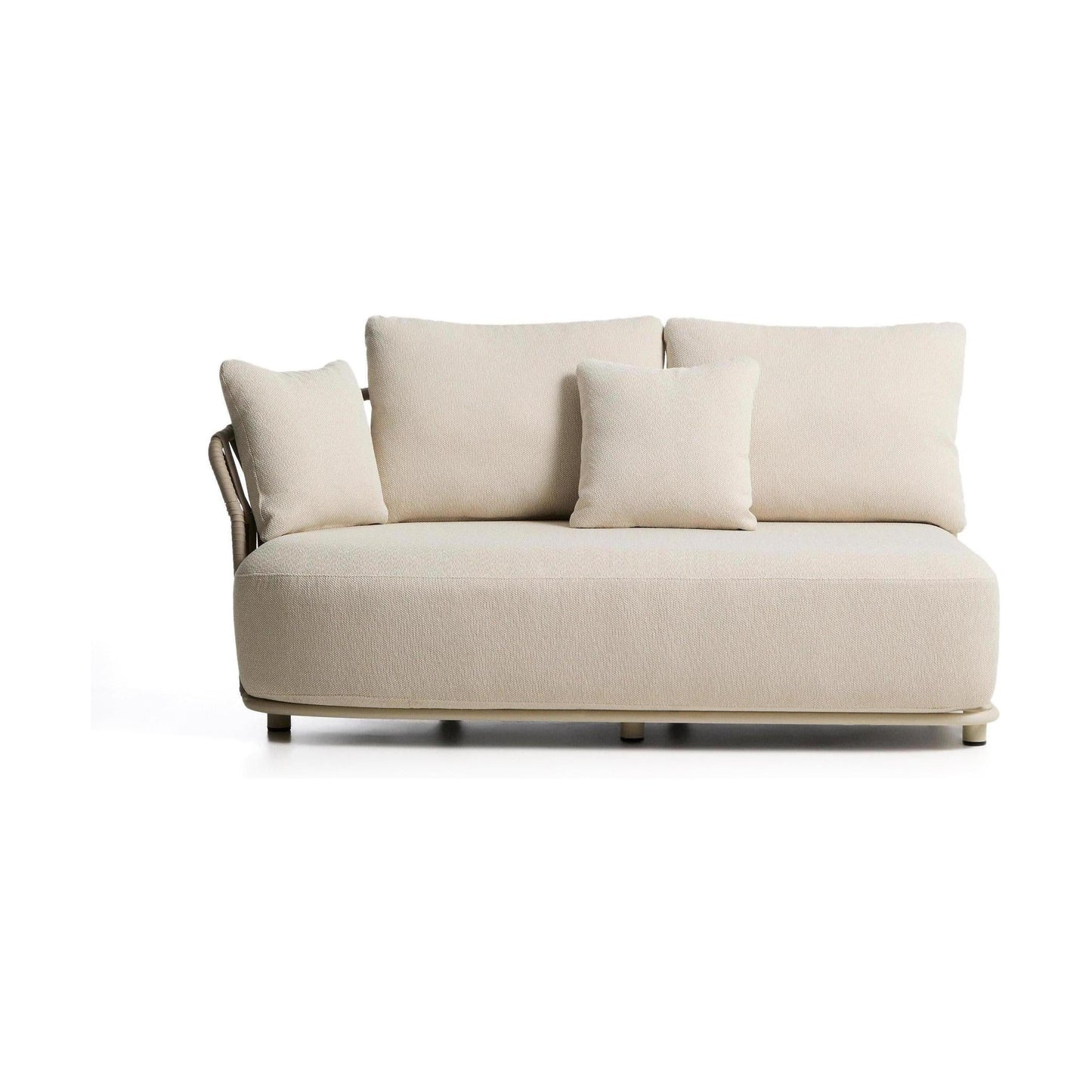 Kave Home Osani tuinbank 2-zits Ecru