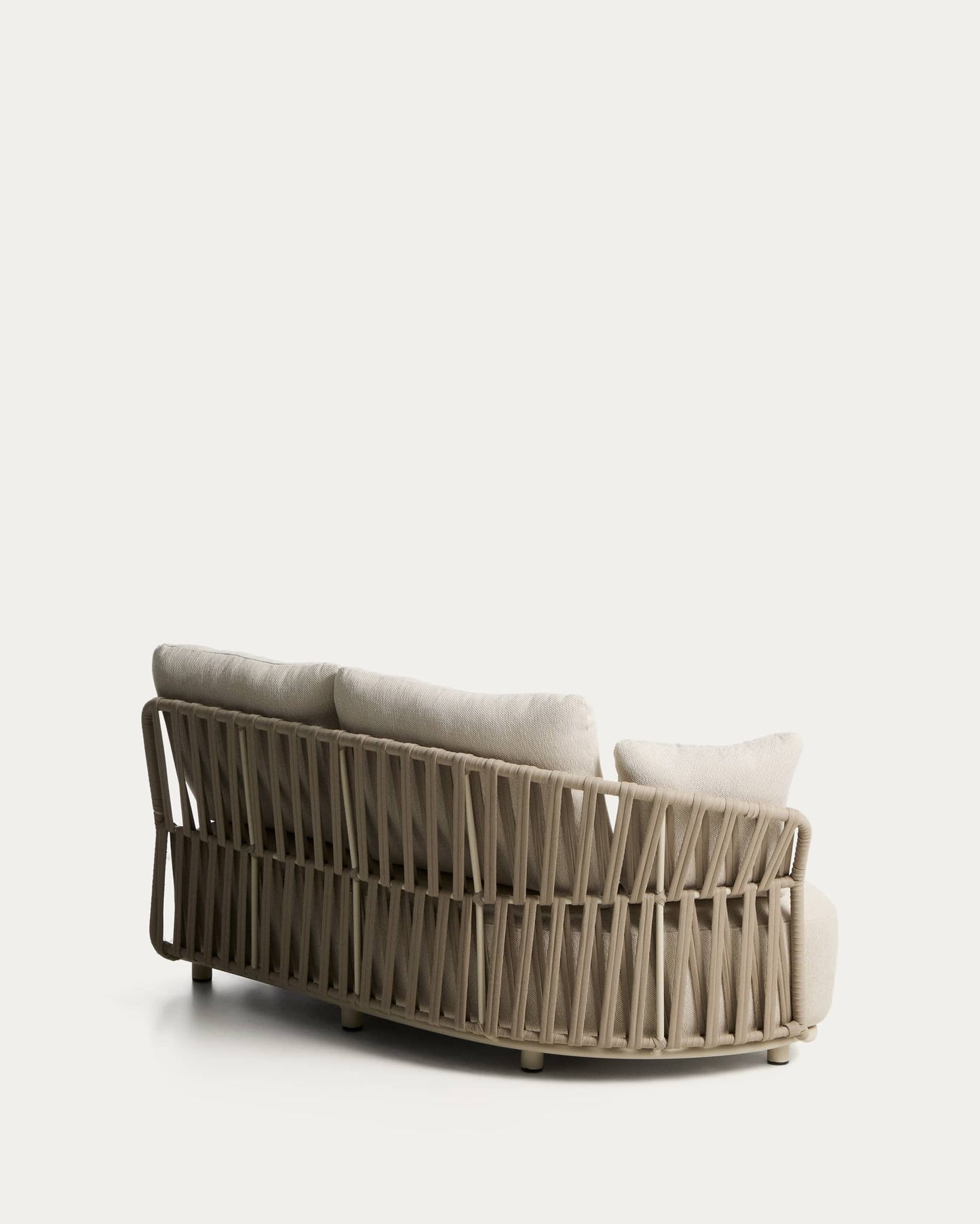 Kave Home Osani tuinbank 2-zits Ecru