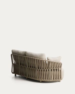 Kave Home Osani tuinbank 2-zits Ecru