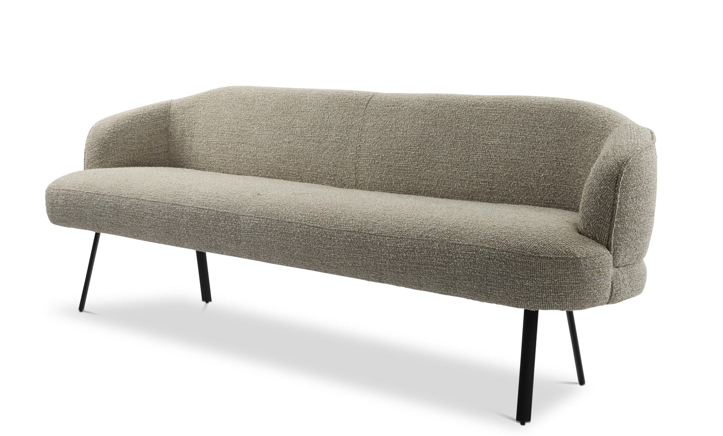Dyyk Olav eetkamerbank 200 cm zwart onderstel Discovery Desert