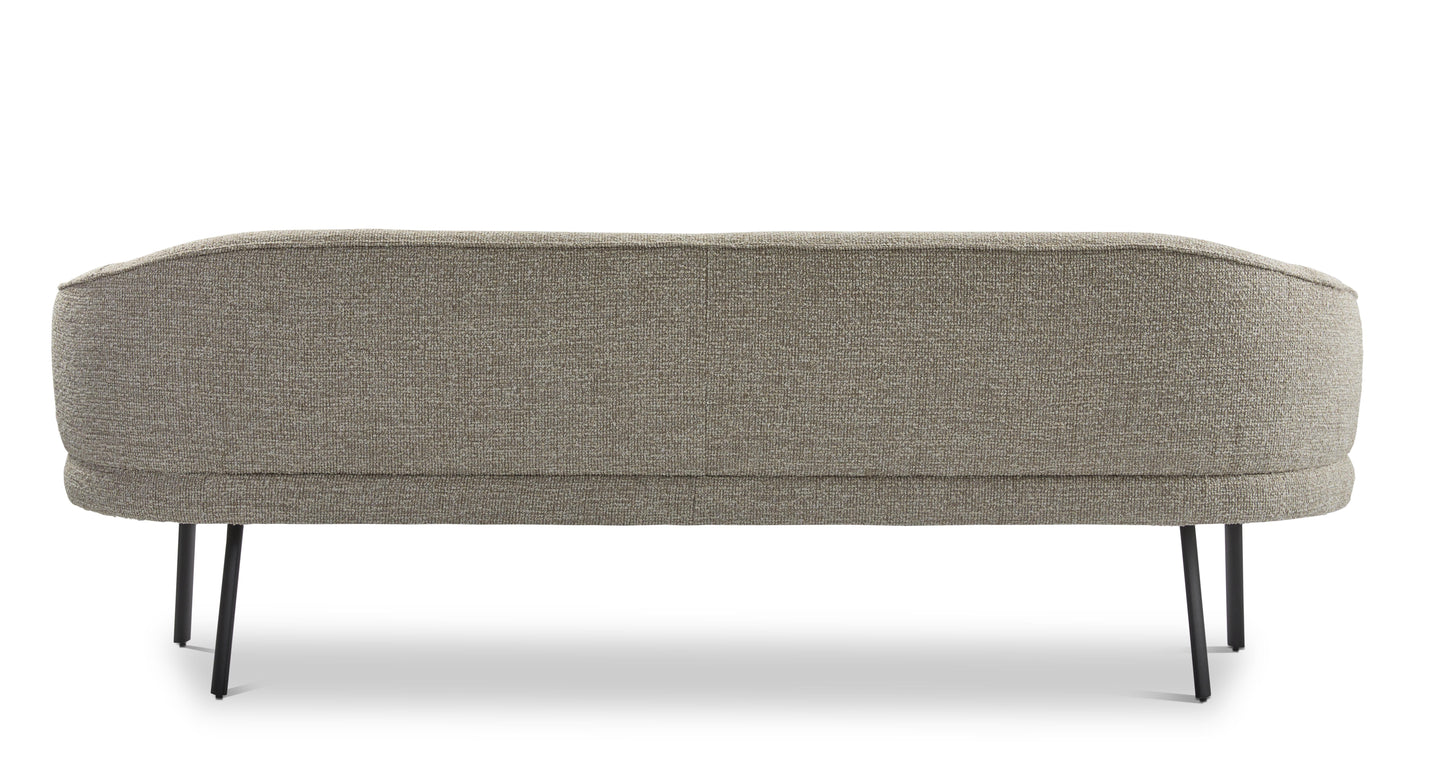 Dyyk Olav eetkamerbank 200 cm zwart onderstel Discovery Desert