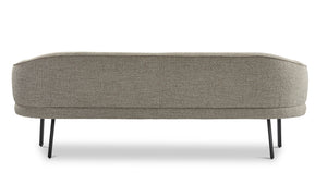 Dyyk Olav eetkamerbank 200 cm zwart onderstel Discovery Desert