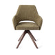 Jesper Home x HelloChair Yanai eetkamerstoel Olive Oasis revolve oak walnut