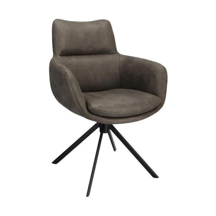 HelloChair HC34 Comfo eetkamerstoel microleder Bull Graphite