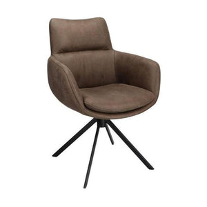 HelloChair HC34 Comfo eetkamerstoel microleder Bull Wood