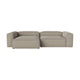 Bolia Cosima 3-zits bank 300 cm chaise longue links Globa sand