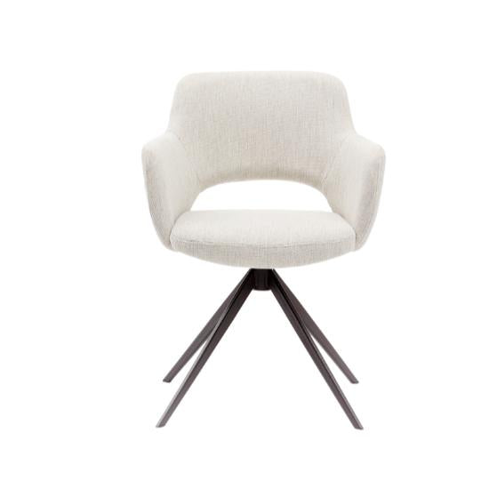 HelloChair HC31 Lillem eetkamerstoel San Remo Naturel spinpoot zwart