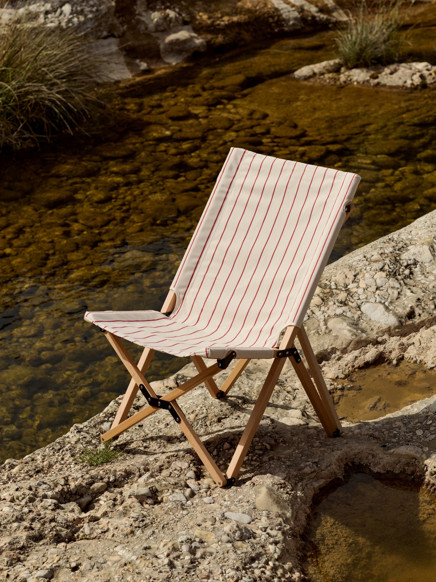 HAY Outdoor Market tuinstoel Beige/Red