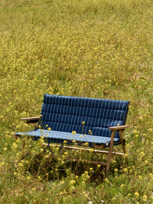 HAY Outdoor Market tuinbank zitkussen Blue/Beige