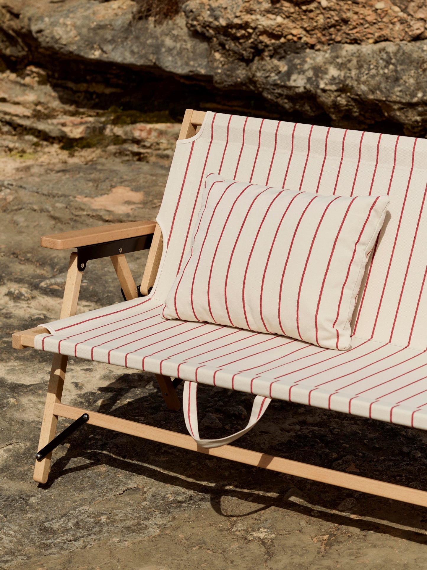 HAY Outdoor Market tuinbank Beige/Red