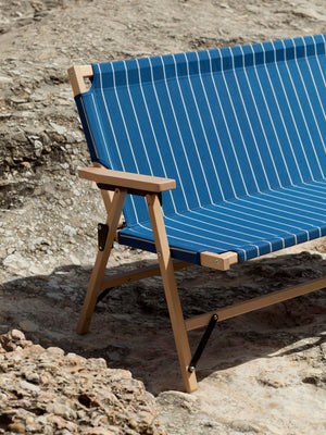 HAY Outdoor Market tuinbank Blue/Beige