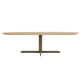 Dyyk Oxx eettafel 260x100 cm Capsule eiken groove anodic brown