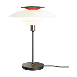 Louis Poulsen PH 80 tafellamp Opal White/Chrome