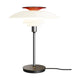 Louis Poulsen PH 80 tafellamp Opal White/Chrome