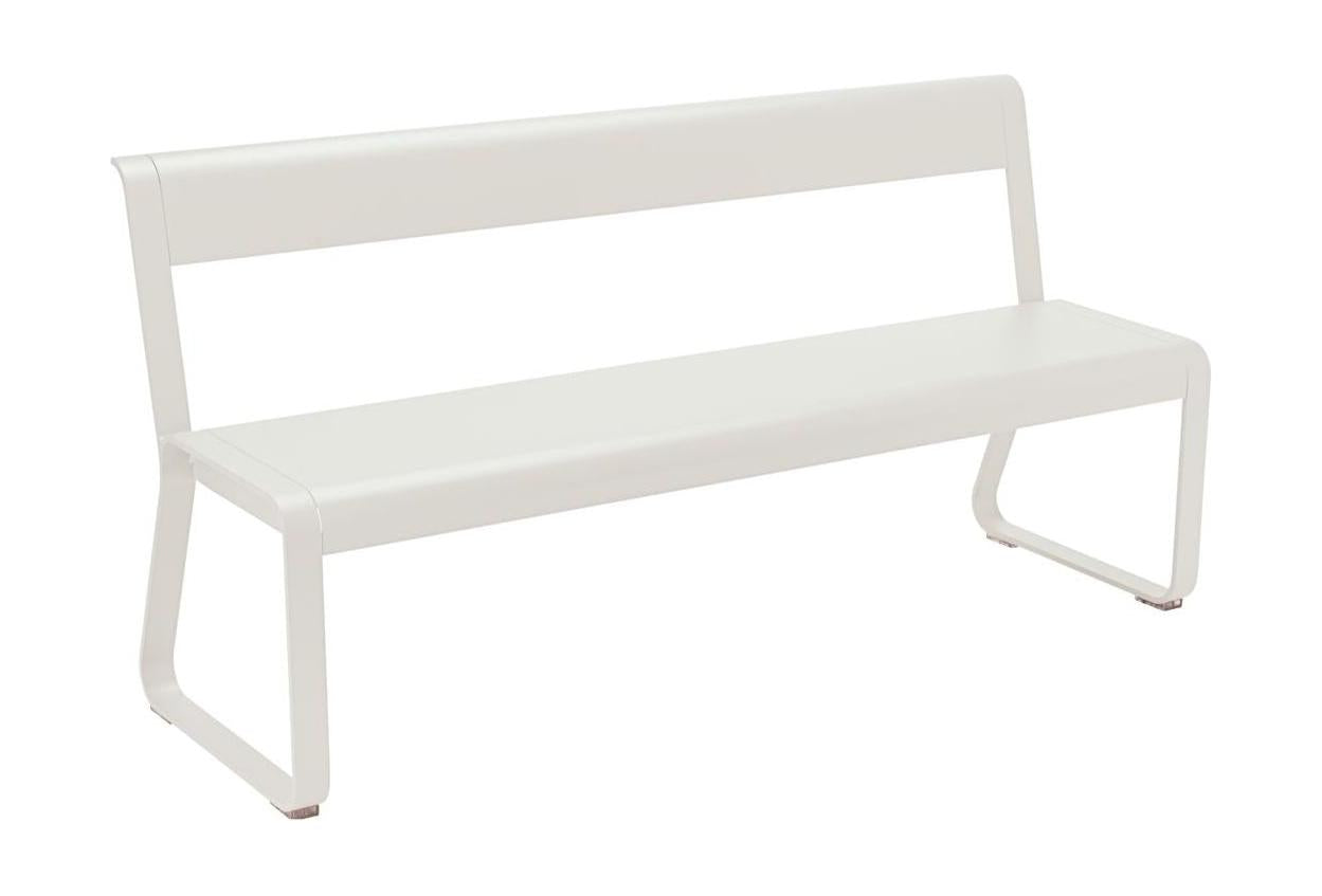 Fermob Bellevie bench tuinbank met rugleuning Clay Grey