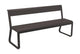 Fermob Bellevie bench tuinbank met rugleuning Liquorice