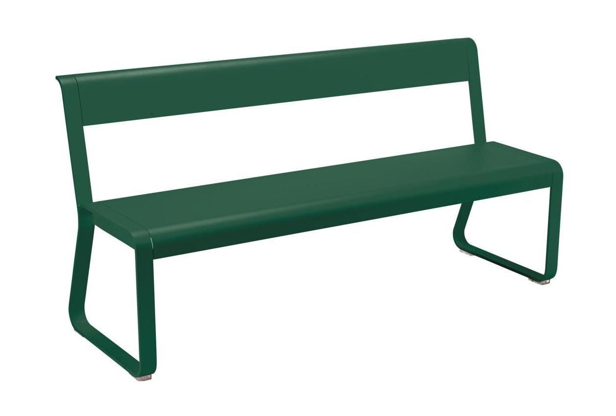 Fermob Bellevie bench tuinbank met rugleuning Cedar Green