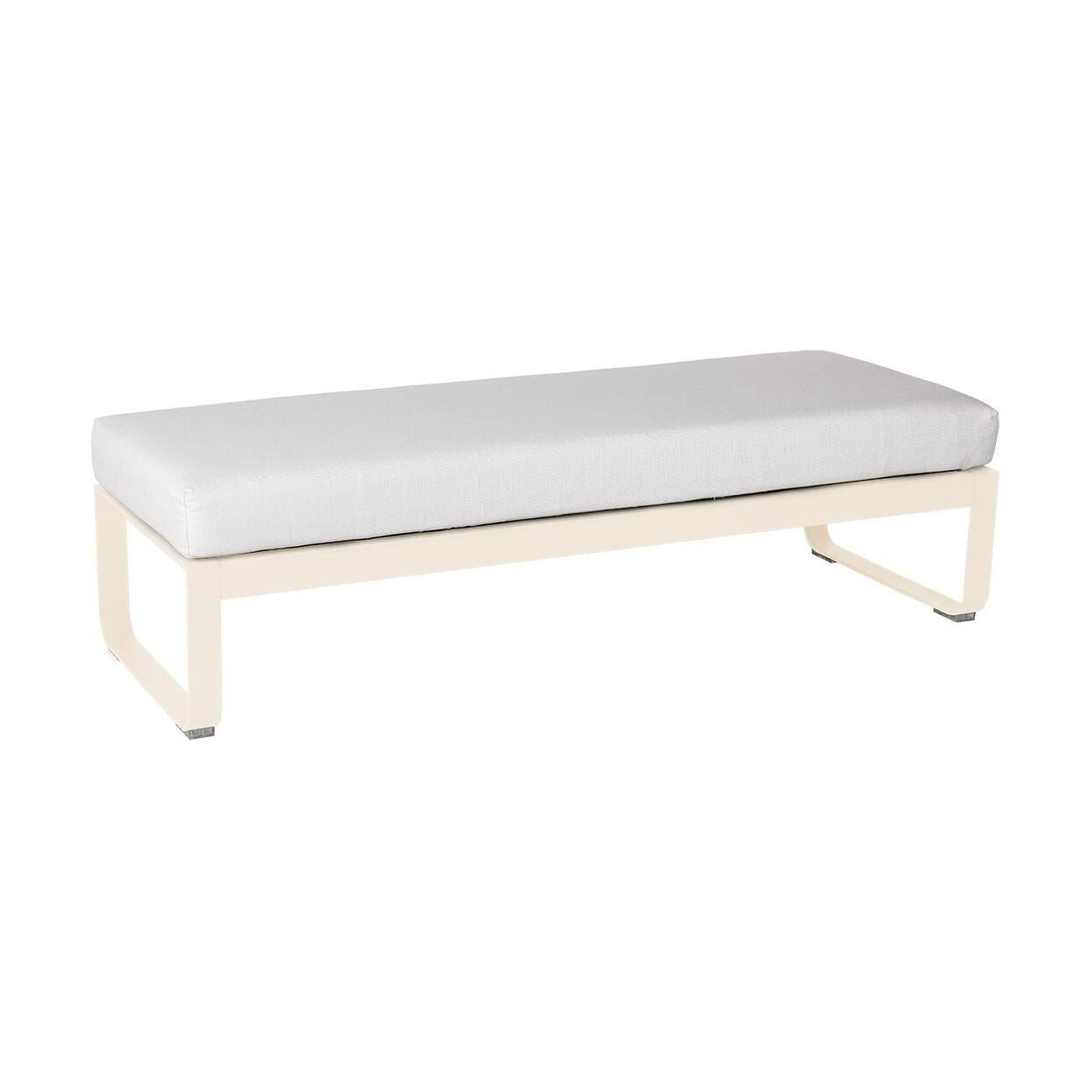 Fermob Bellevie 2-zitshocker Beige Latte - Off-White