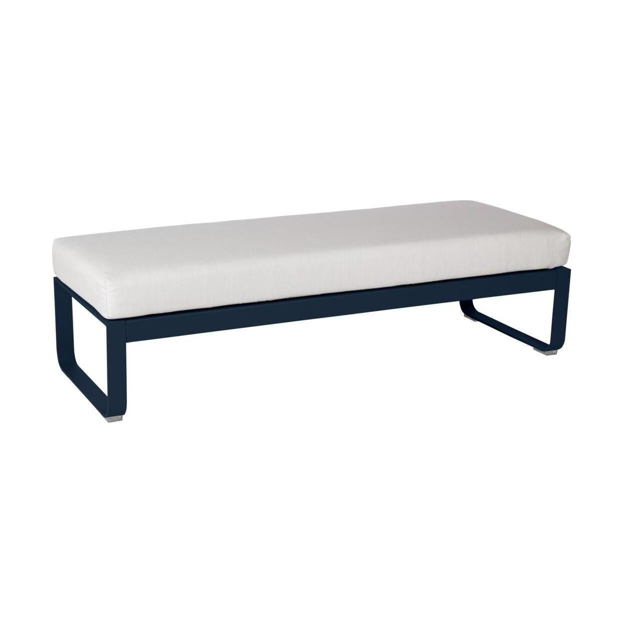 Fermob Bellevie 2-zitshocker Deep Blue - Off-White