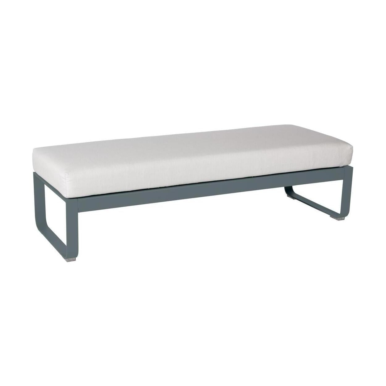Fermob Bellevie 2-zitshocker Storm Grey - Off-White