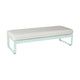 Fermob Bellevie 2-zitshocker Ice Mint - Off-White