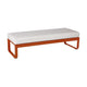Fermob Bellevie 2-zitshocker Candied Orange - Off-White