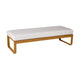 Fermob Bellevie 2-zitshocker Gingerbread - Off-White