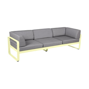 Fermob Bellevie Club 3-zits loungebank Frosted Lemon - Flannel