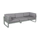 Fermob Bellevie Club 3-zits loungebank Lapilli Grey - Flannel