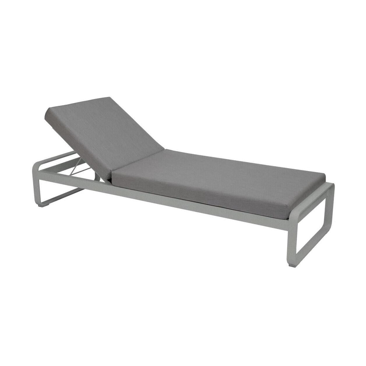 Fermob Bellevie Premium Sunlounger ligbed Lapilli Grey