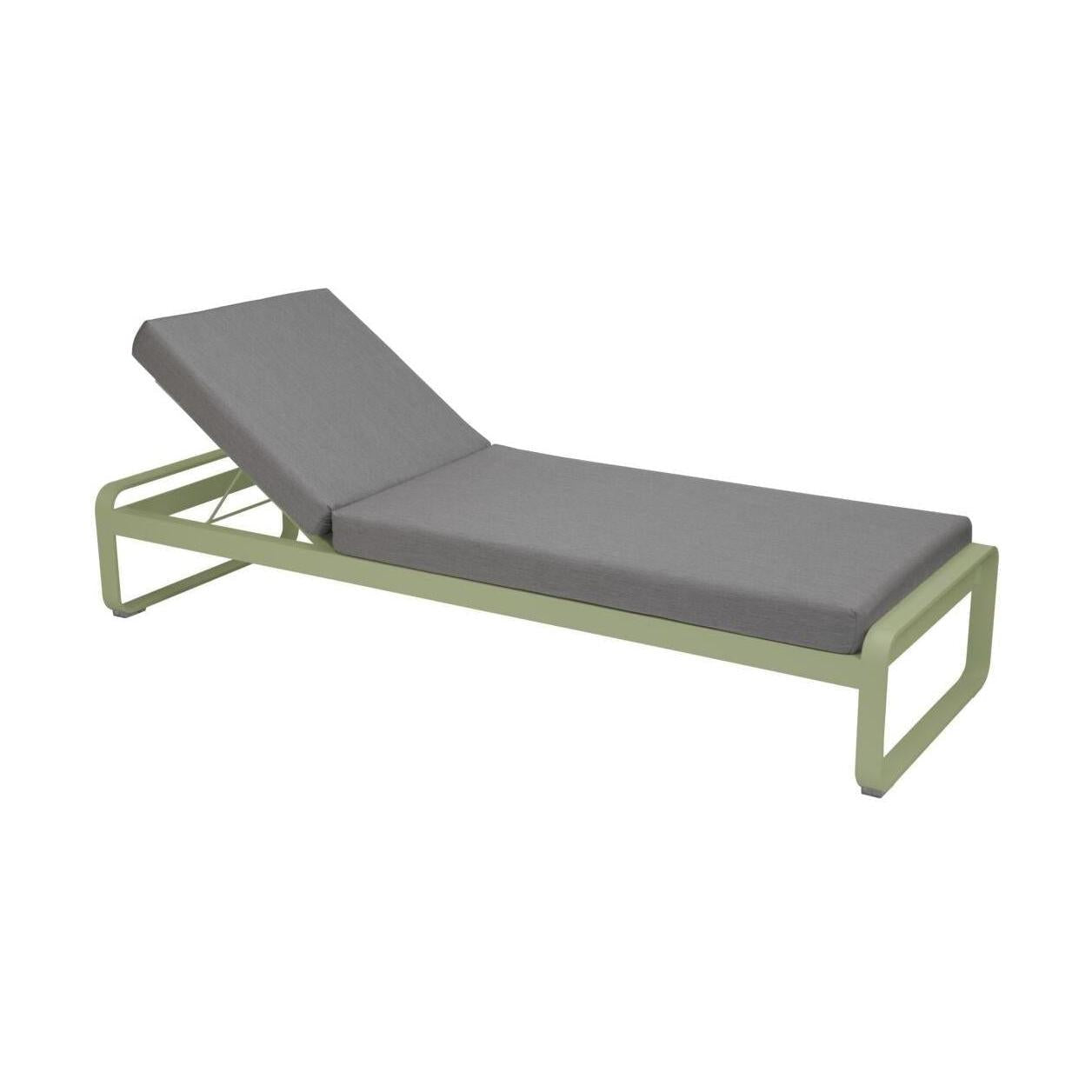 Fermob Bellevie Premium Sunlounger ligbed Willow Green