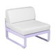 Fermob Bellevie 1-zitsmodule loungebank Marshmallow - Off-White