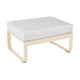 Fermob Bellevie 1-zitshocker Beige Latte - Off-White