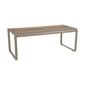 Fermob Bellevie tuintafel met opslagruimte 196x90 cm Nutmeg