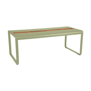 Fermob Bellevie tuintafel met opslagruimte 196x90 cm Willow Green