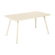 Fermob Luxembourg tuintafel 143x80 cm Beige Latte