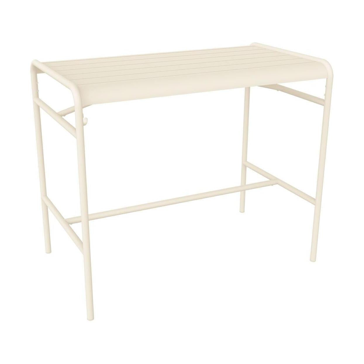 Fermob Luxembourg tuintafel hoog 126x73 cm Beige Latte