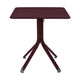 Fermob Rest'o tuintafel 71x71 cm Black Cherry