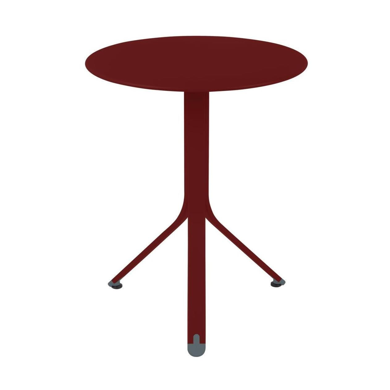 Fermob Rest'o tuintafel Ø60 cm Chili