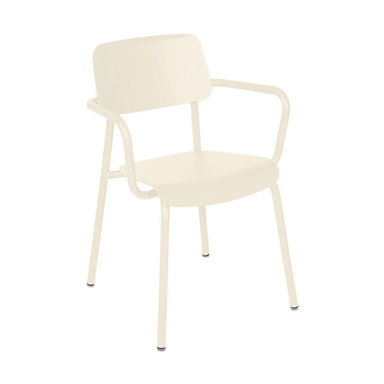 Fermob Studie tuinstoel met arm Beige Latte