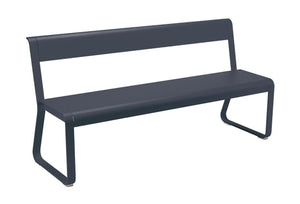 Fermob Bellevie bench tuinbank met rugleuning Anthracite