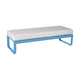 Fermob Bellevie 2-zitshocker Maya Blue - Off-White